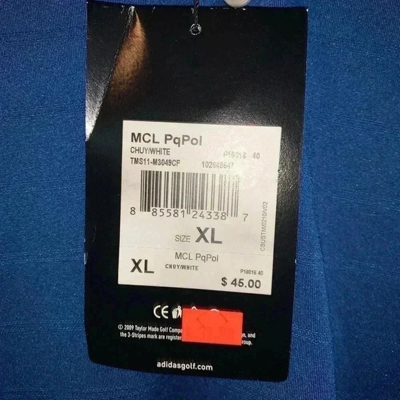 COPY - MENS ADDIDAS CLIMALITE XL SHIRT NWT - Picture 5 of 7